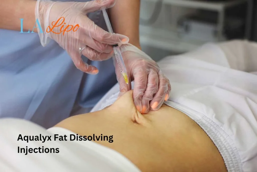 woman having fat dissolving injections West Mersea in the stomach